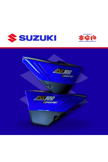 TAPA/COBERTOR LATERAL AX100 ESPECIAL AZUL (SUZ)