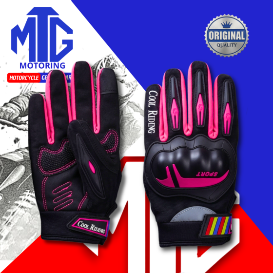 GUANTES C/PROTECCION SC-53 COOL RIDING (TALLA M/L/XL) COLORES (MTG)