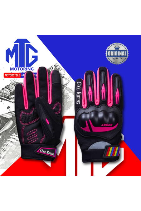 GUANTES C/PROTECCION SC-53 COOL RIDING (TALLA M/L/XL) COLORES (MTG)