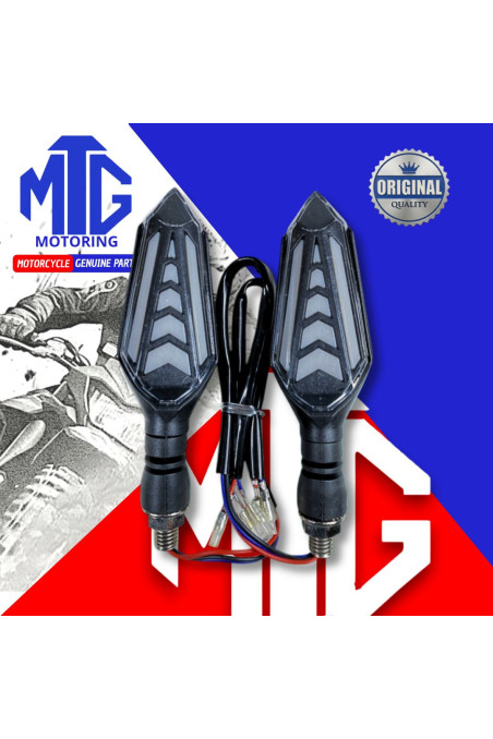 DIRECCIONAL LED ZD-51 NEGRO C/LUZ AZUL (MTG)