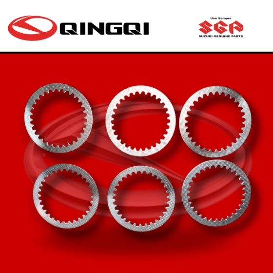 KIT SEPARADOR FIBRA EMBRAGUE QINGQI200 6/JGO (SUZ)