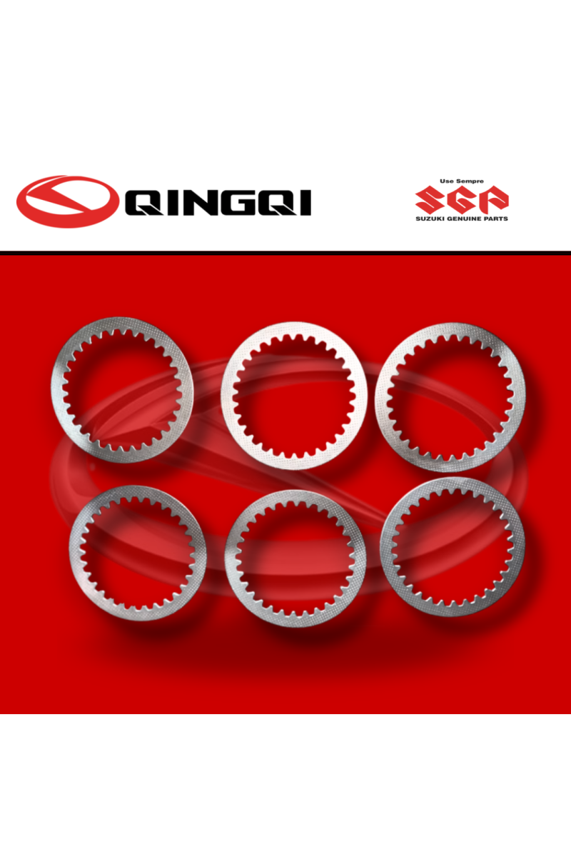 KIT SEPARADOR FIBRA EMBRAGUE QINGQI200 6/JGO (SUZ)