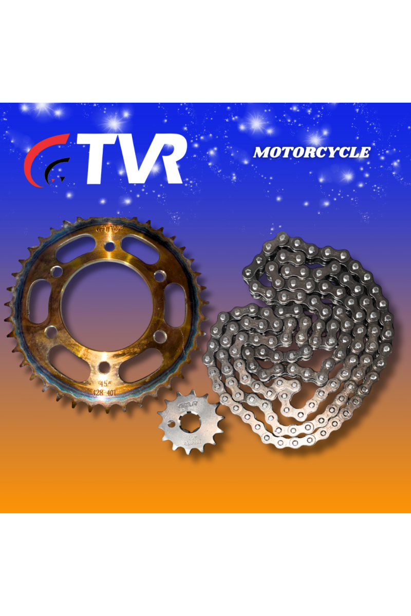 KIT ARRASTRE YAMAHA FZ16 428H-40T-14T 132L (TVR) (3901-178)