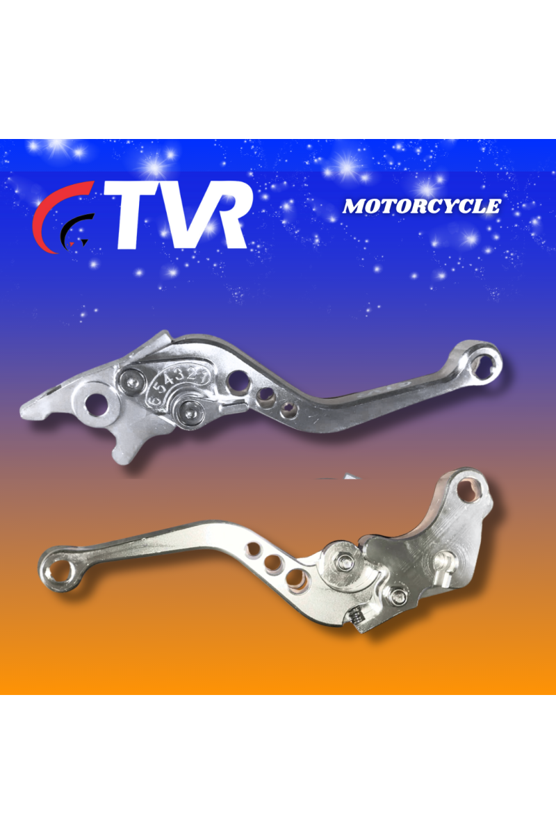 MANILLA FRENO/EMBRAGUE ENDURO/GY200 ALUMINIO GRIS PAR (TVR) (3044-135)