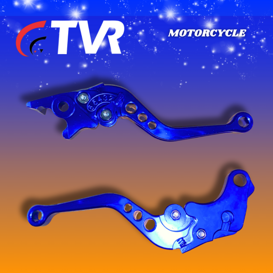 MANILLA FRENO/EMBRAGUE ENDURO/GY200 ALUMINIO AZUL PAR (TVR) (3044-136)