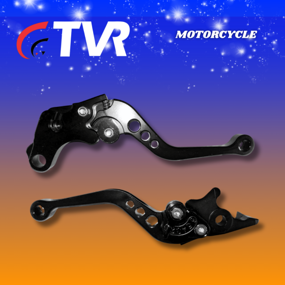 MANILLA FRENO/EMBRAGUE ENDURO/GY200 ALUMINIO NEGRO PAR (TVR) (3044-137)