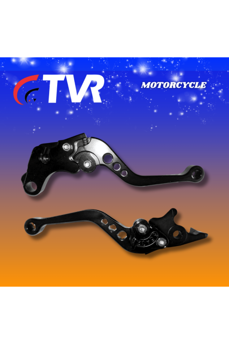 MANILLA FRENO/EMBRAGUE ENDURO/GY200 ALUMINIO NEGRO PAR (TVR) (3044-137)
