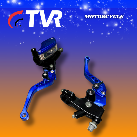 BOMBA FRENO/MANILLA EMBRAGUE ENDURO/GY200 ALUMINIO AZUL PAR (TVR) (3052-201)