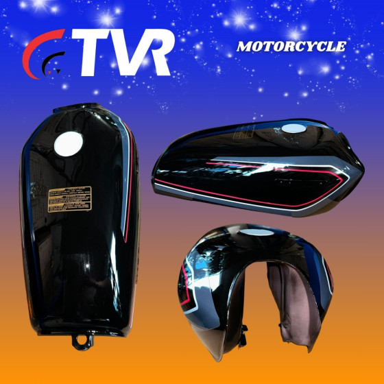 TANQUE GASOLINA CG125 NEGRO (TVR)