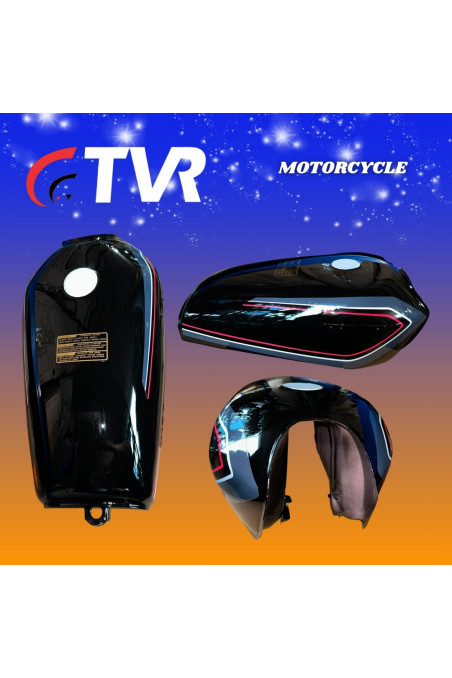 TANQUE GASOLINA CG125 NEGRO (TVR)