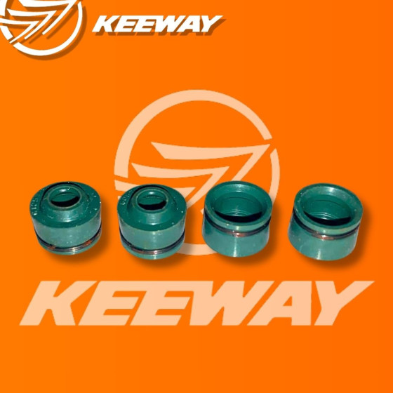 KIT CAUCHO VALVULA KEEWAY RKV200 4/JGO (SUZ)