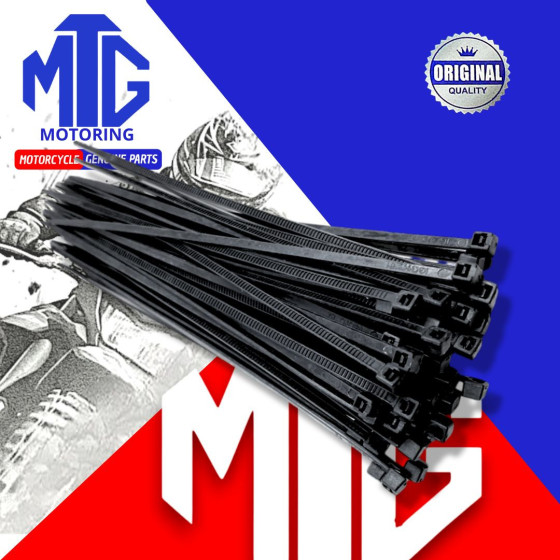 CORREA PLASTICA 2.5X150MM NEGRO (MTG)
