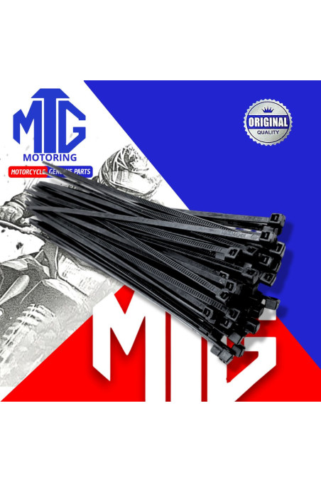 CORREA PLASTICA 2.5X150MM NEGRO (MTG)