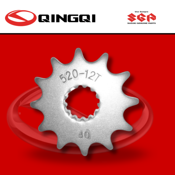 PIÑON MOTRIZ QINGQI200 520H-12T (SUZ)