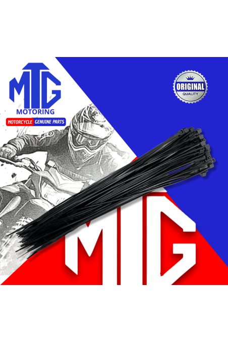 CORREA PLASTICA 4.0X200MM NEGRO (MTG)