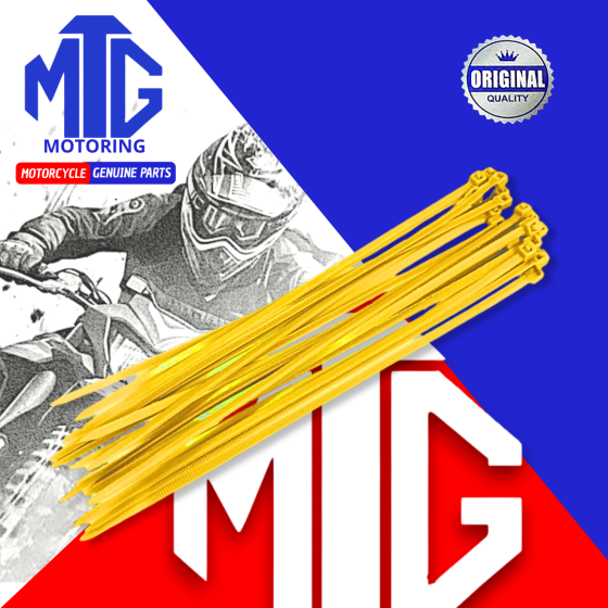 CORREA PLASTICA 4.0X200MM AMARILLA (MTG)