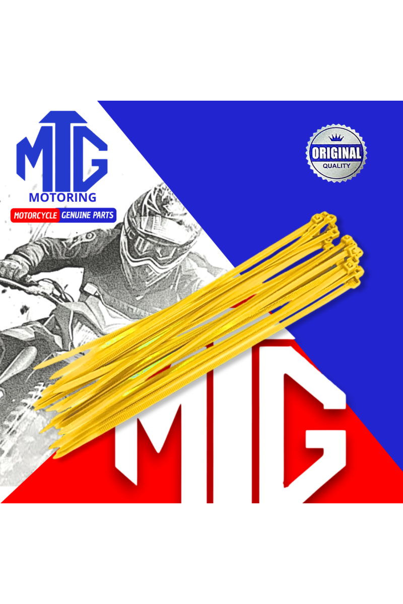 CORREA PLASTICA 4.0X200MM AMARILLA (MTG)