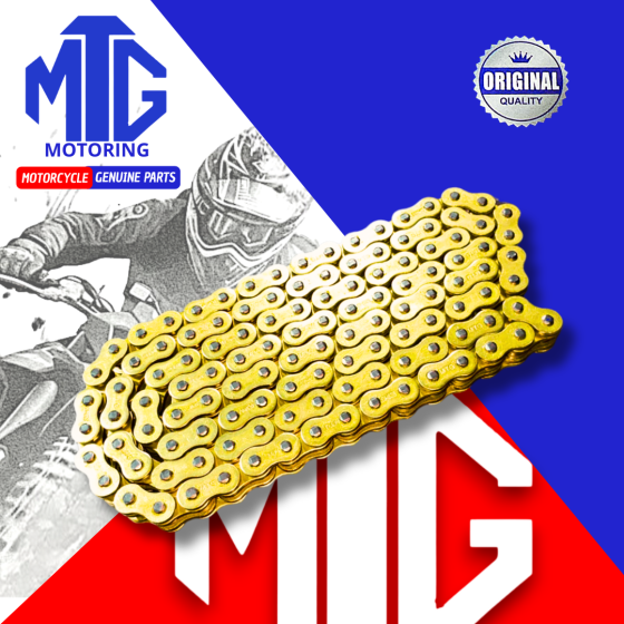 CADENA 520H-120L DORADA C/ORING (MTG)