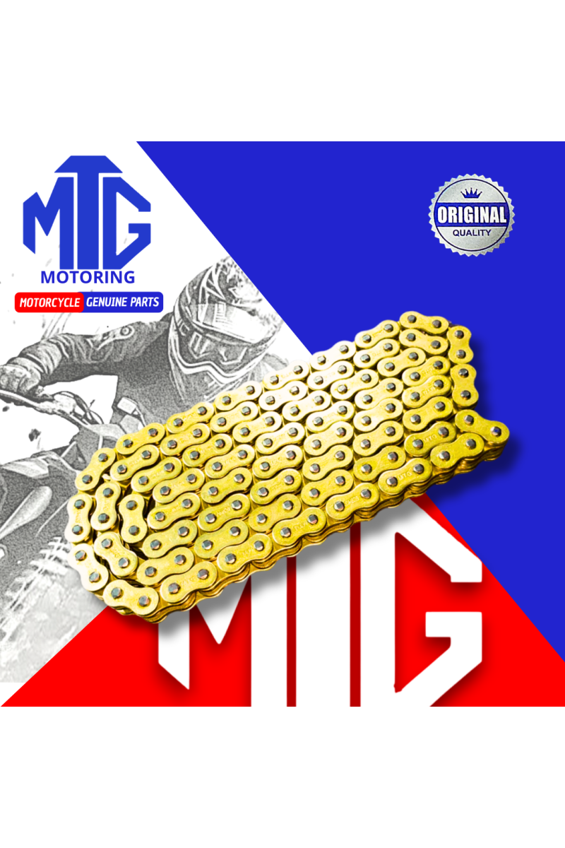 CADENA 520H-120L DORADA C/ORING (MTG)