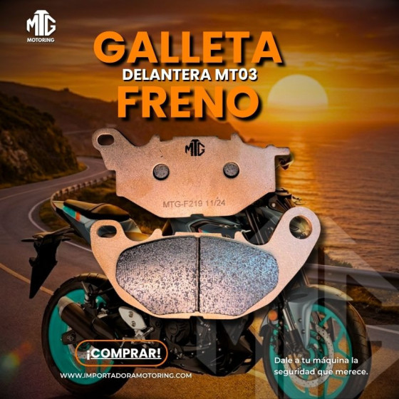 GALLETA FRENO DELANT. F-219 MT03 PAR (MTG)