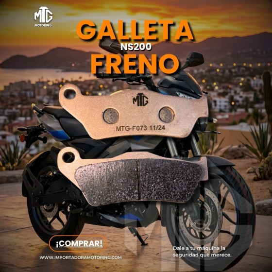 GALLETA FRENO F-073 KTM/LS135/NS200 HUSQVARNA 701 PAR (MTG)