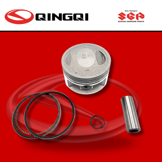 KIT PISTON QINGQI200 (0.50) (SUZ)
