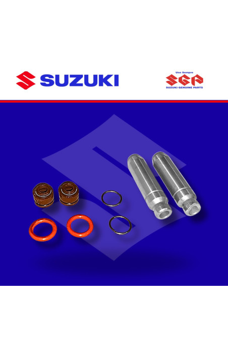 KIT GUIA VALVULA GN125 C/CAUCHO-ORING PAR (SUZ)
