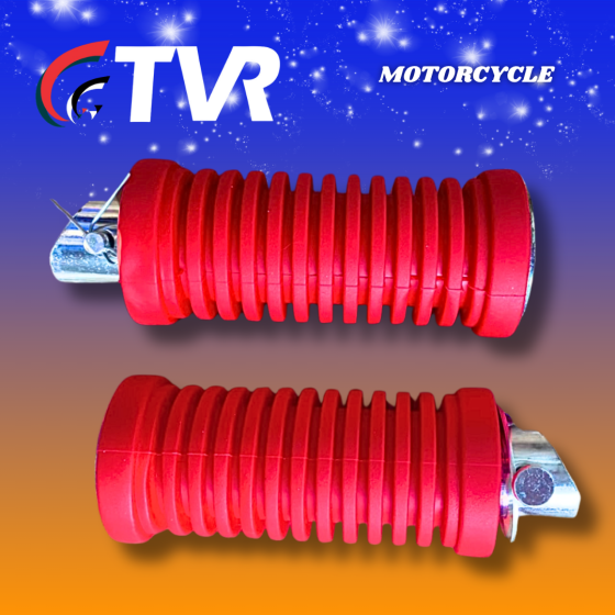 ESTRIBO POST. AX100 ROJO PAR (TVR) (3396-133)