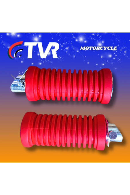 ESTRIBO POST. AX100 ROJO PAR (TVR) (3396-133)