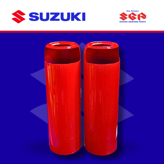 TUBO BARRA AX100 ROJO ACABADO PAR (SUZ)