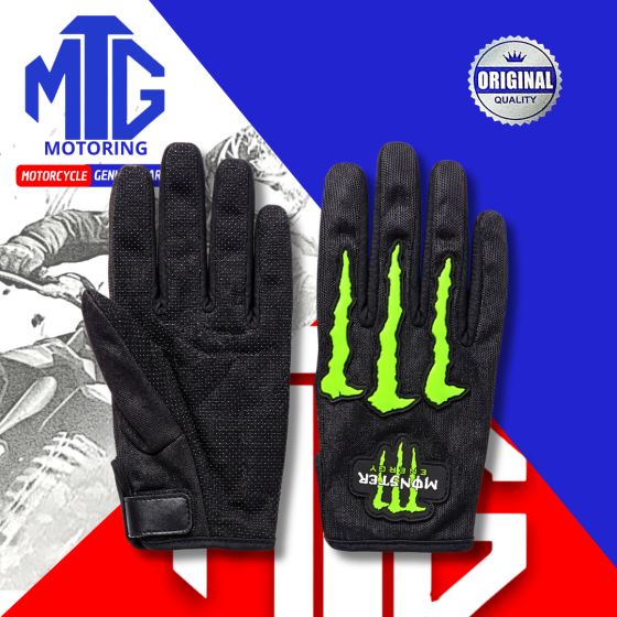 GUANTES LARGO MONSTER MG-03C AZUL/ROJO/NEGRO T./M-L-XL-XXL (MTG)