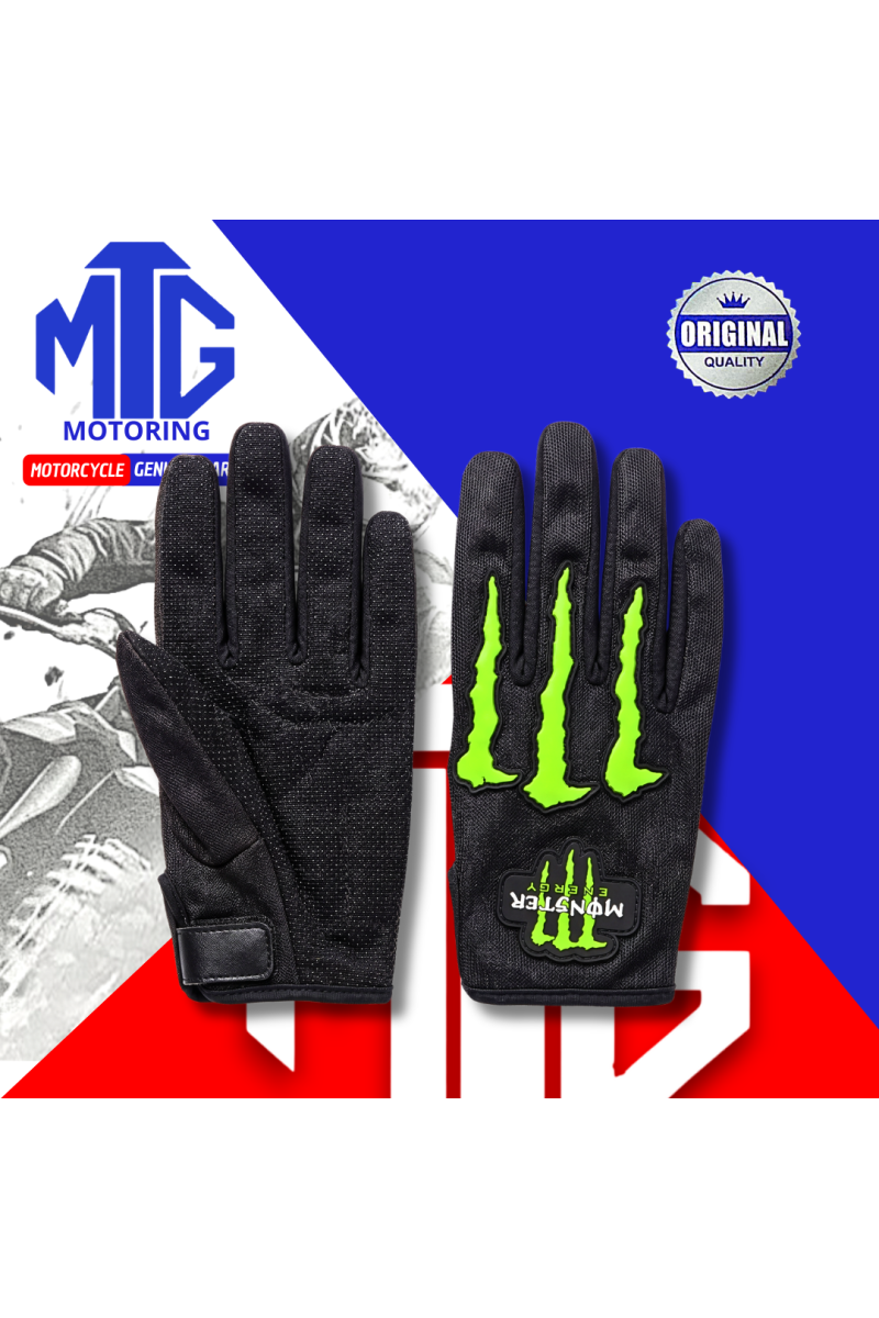 GUANTES LARGO MONSTER MG-03C AZUL/ROJO/NEGRO T./M-L-XL-XXL (MTG)