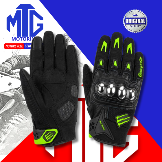 GUANTES C/PROTECCION PROBIKER MCS-03 AZUL/NEGRO T./L. (MTG)