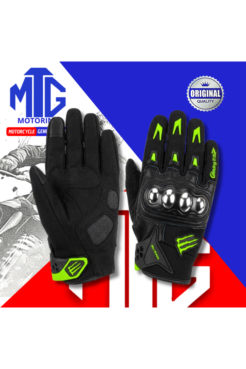 GUANTES C/PROTECCION PROBIKER MCS-03 AZUL/NEGRO T./L. (MTG)