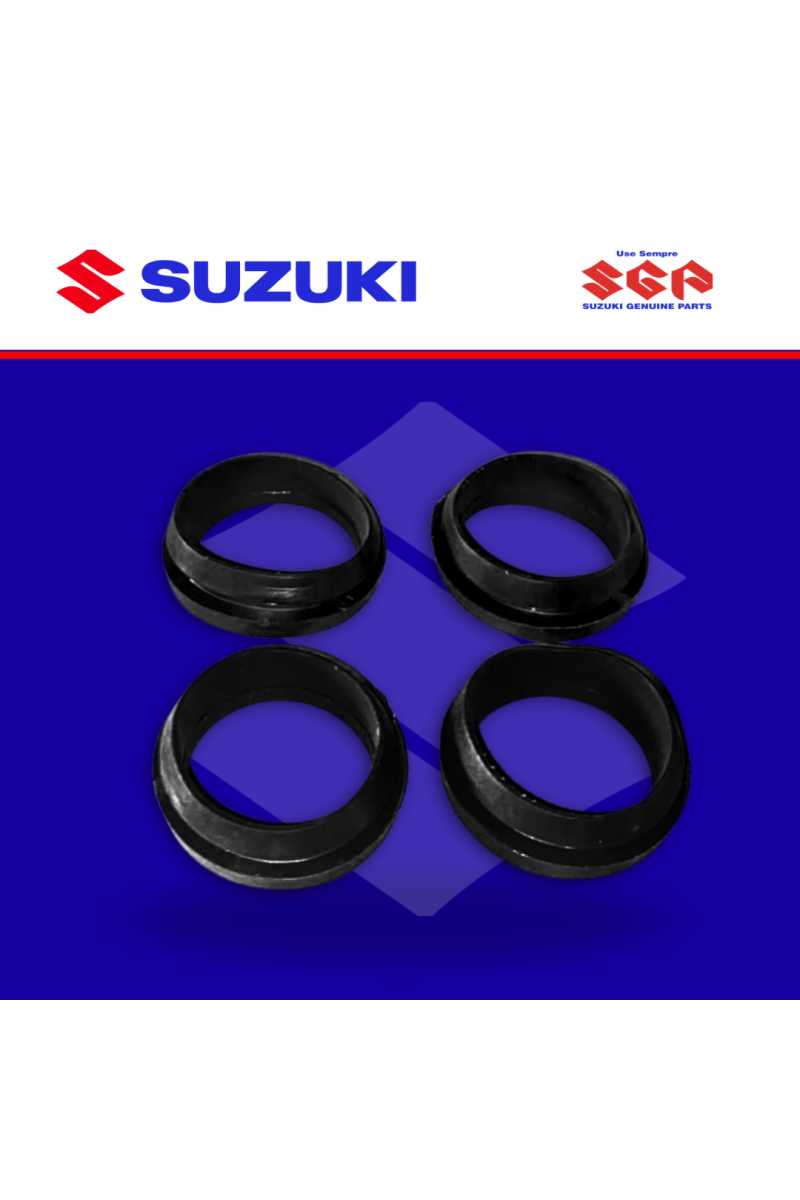 KIT CAUCHO PORTA FARO GN125 4/JGO (SUZ)