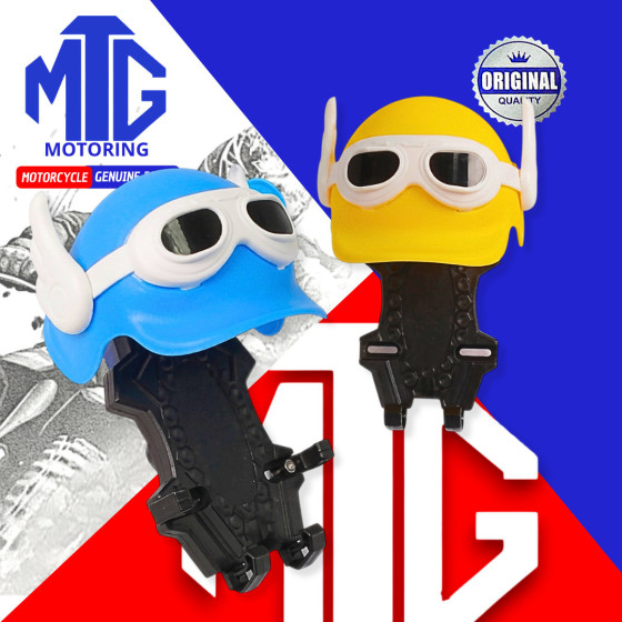 PORTA CELULAR SX18 C/CASCO AZUL/AMARILLO (MTG)