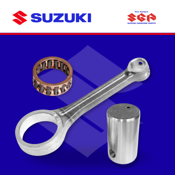 BIELA CON PIN Y CANASTILLA GIXXER150 (SUZ)