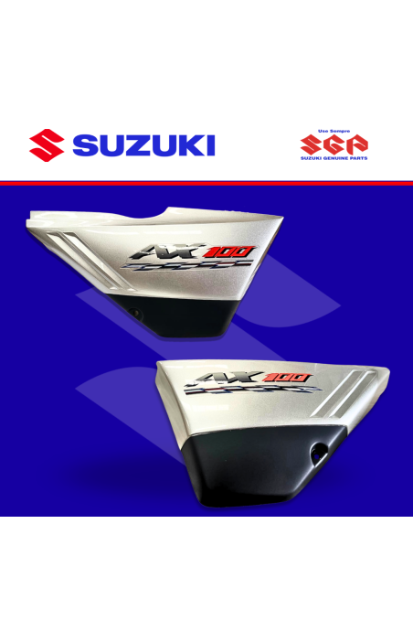 TAPA/COBERTOR LATERAL AX100 2015 GRIS PAR (SUZ)