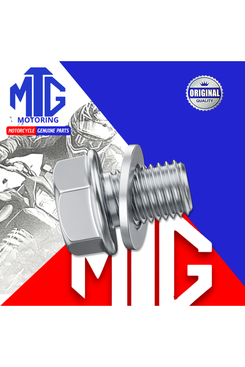 PERNO TAPON ACEITE MOTO CHINA C/LAINA (MTG)