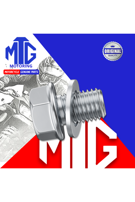 PERNO TAPON ACEITE MOTO CHINA C/LAINA (MTG)