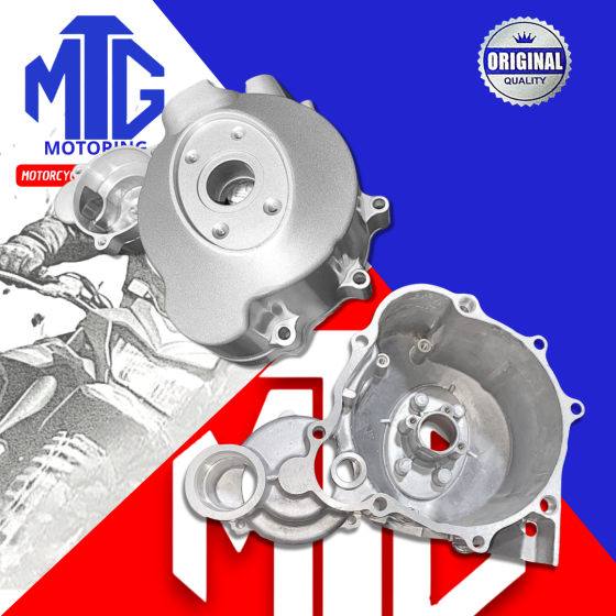 TAPA MOTOR IZQ./CORONILLA CG150/CG200 OVALADO 4/PERNOS (MTG)