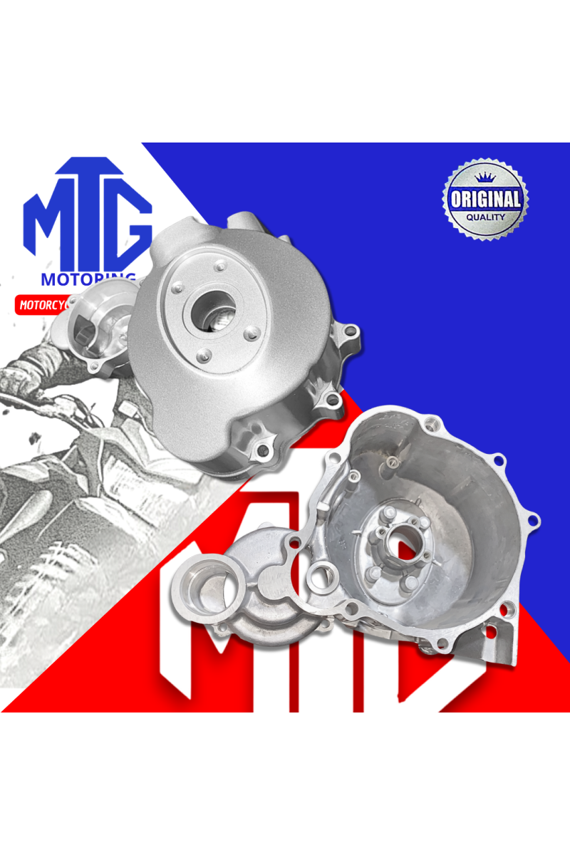 TAPA MOTOR IZQ./CORONILLA CG150/CG200 OVALADO 4/PERNOS (MTG)