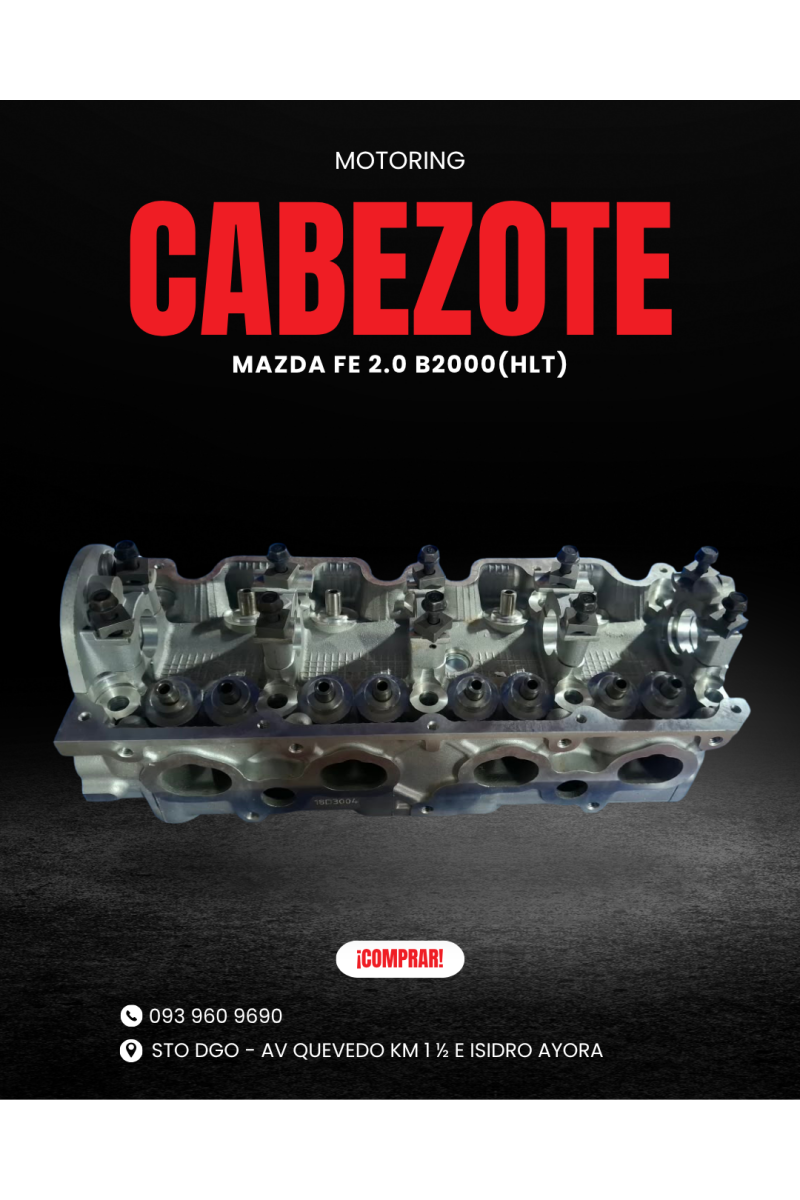CABEZOTE MAZDA FE 2.0 B2000 87/96 (HLT)